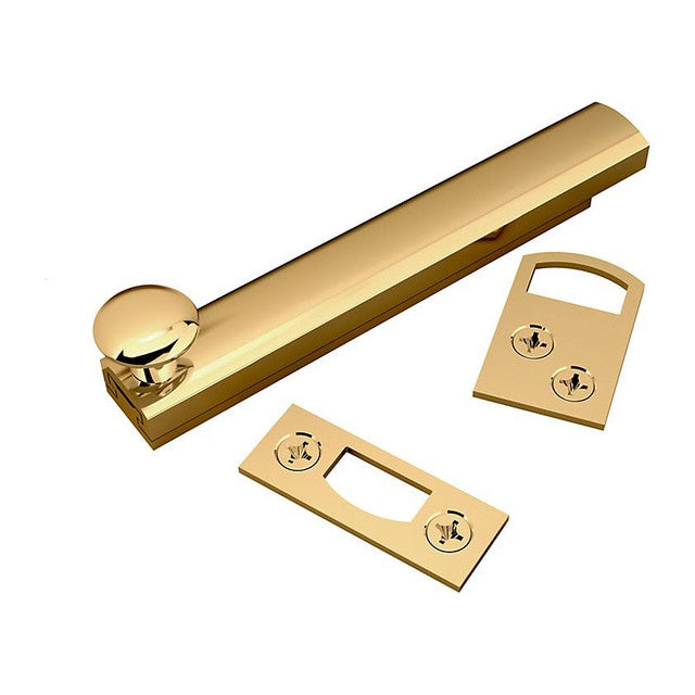 Baldwin 0322 - 4" Solid Brass Surface Bolt