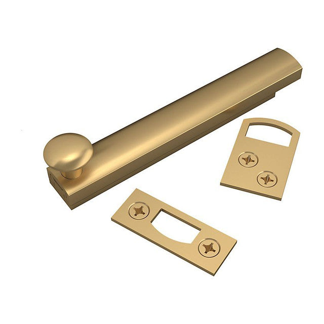 Baldwin 0322 - 4" Solid Brass Surface Bolt