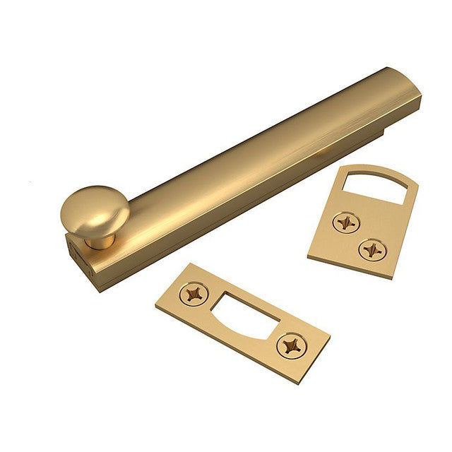 Baldwin 0322 - 4" Solid Brass Surface Bolt
