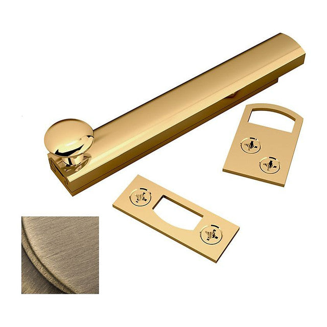 Baldwin 0322 - 4" Solid Brass Surface Bolt