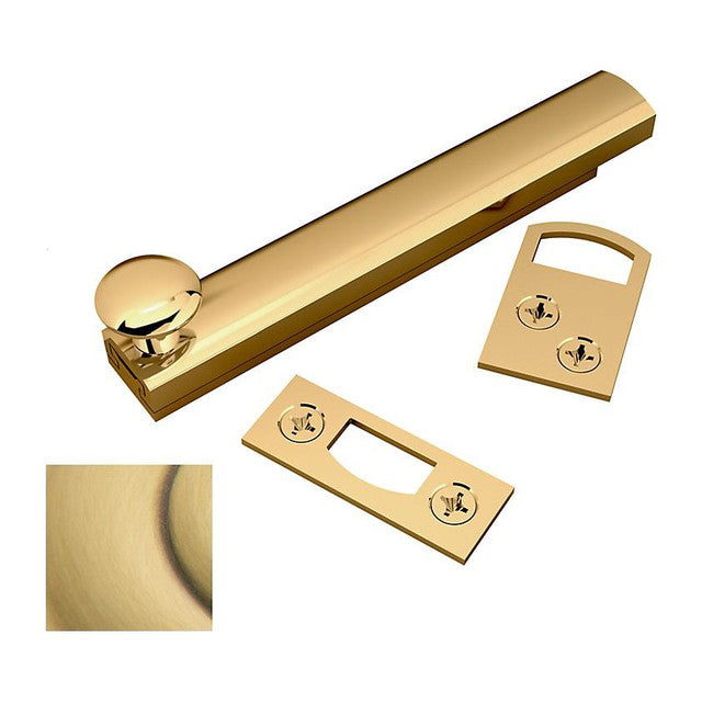 Baldwin 0322 - 4" Solid Brass Surface Bolt