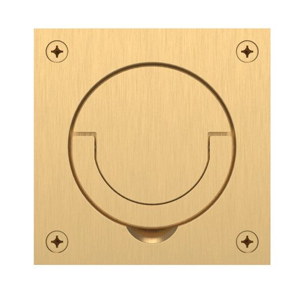 Baldwin 0397 - 3-1/2" x 3-1/2" Flush Ring Pull