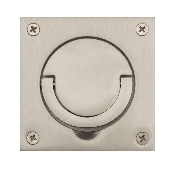Baldwin 0397 - 3-1/2" x 3-1/2" Flush Ring Pull