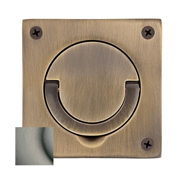 Baldwin 0397 - 3-1/2" x 3-1/2" Flush Ring Pull