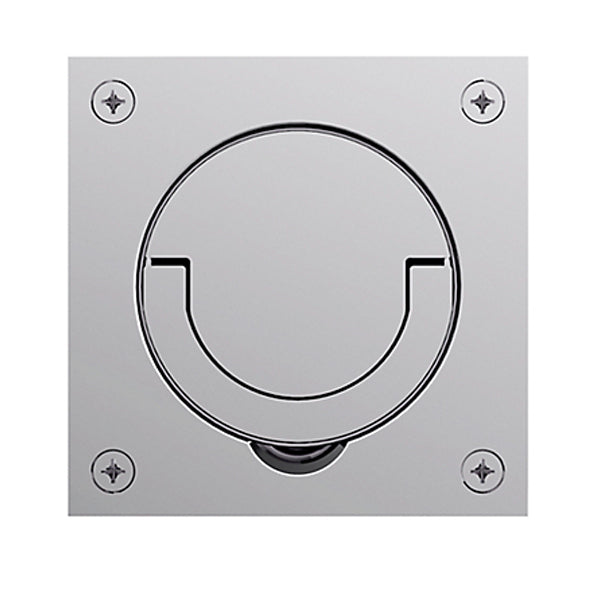 Baldwin 0397 - 3-1/2" x 3-1/2" Flush Ring Pull