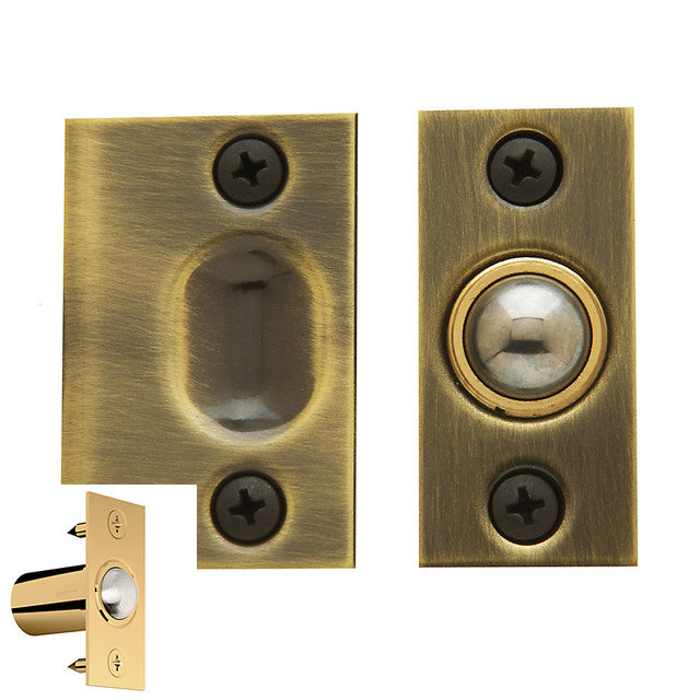 Baldwin 0426 - 1" x 2-1/8" Solid Brass Adjustable Ball Catch / Extended Strike