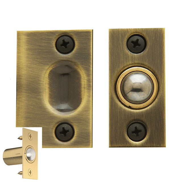 Baldwin 0426 - 1" x 2-1/8" Solid Brass Adjustable Ball Catch / Extended Strike