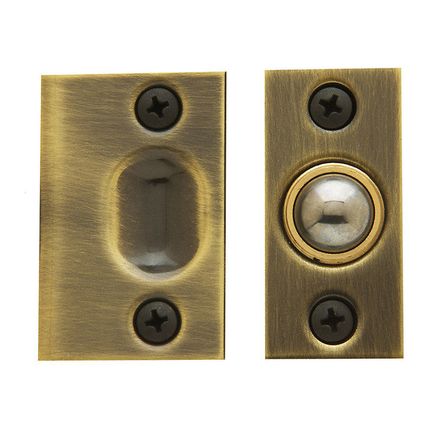 Baldwin 0426 - 1" x 2-1/8" Solid Brass Adjustable Ball Catch / Extended Strike