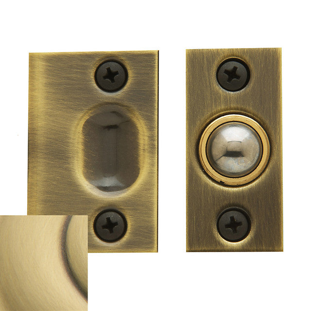 Baldwin 0426 - 1" x 2-1/8" Solid Brass Adjustable Ball Catch / Extended Strike