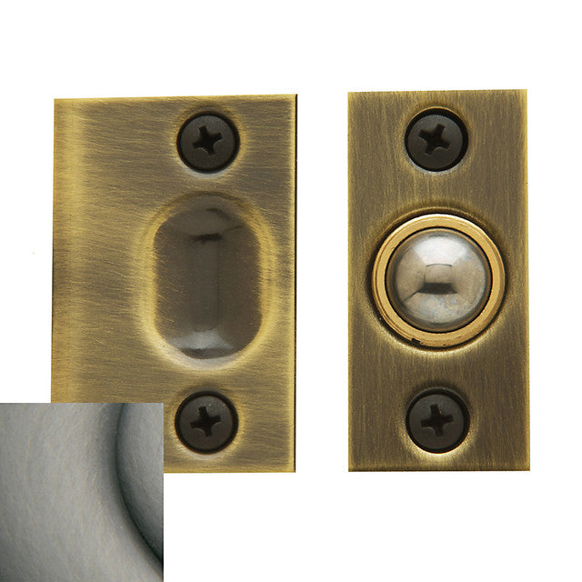 Baldwin 0426 - 1" x 2-1/8" Solid Brass Adjustable Ball Catch / Extended Strike