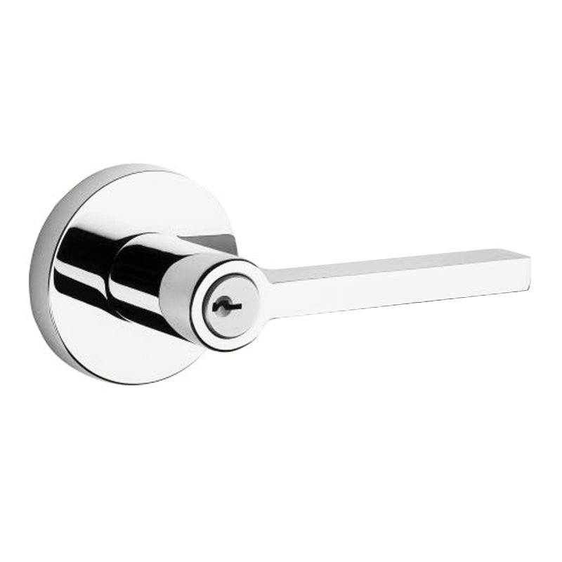 Baldwin Reserve SQU.CRR - Square Lever with Contemporary Round Rose