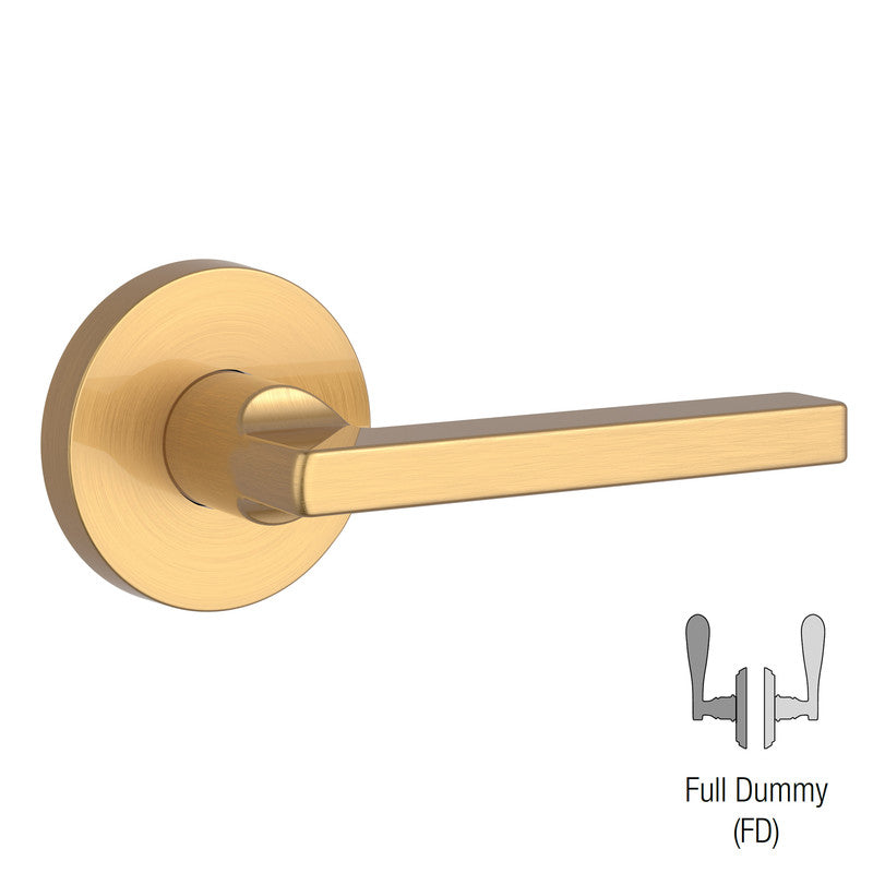 Baldwin Reserve SQU.CRR - Square Lever with Contemporary Round Rose