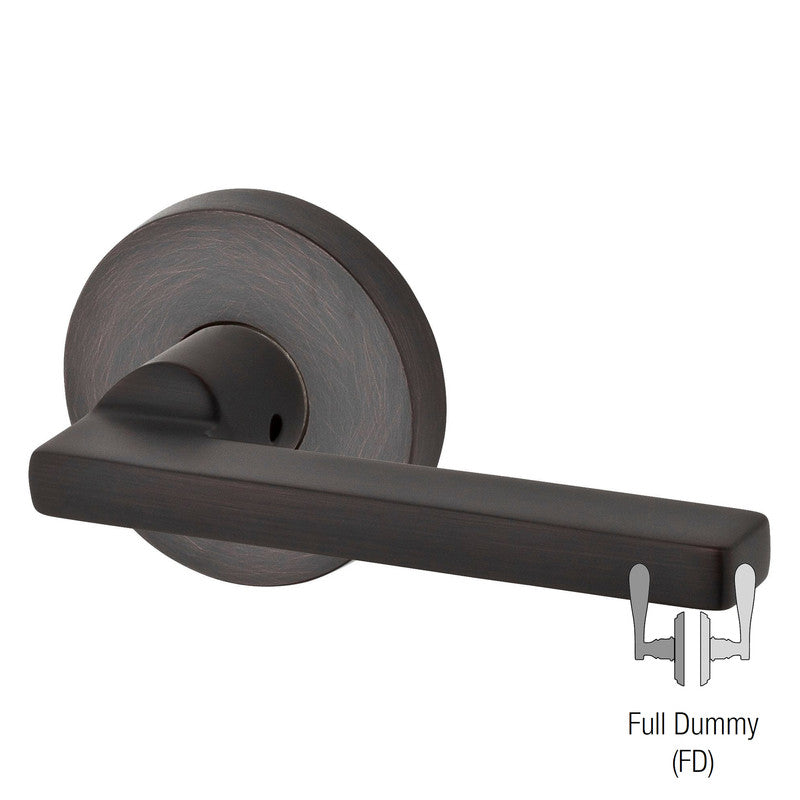 Baldwin Reserve SQU.CRR - Square Lever with Contemporary Round Rose