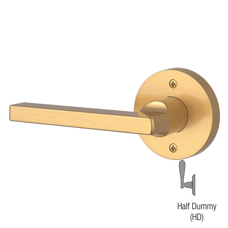 Baldwin Reserve SQU.CRR - Square Lever with Contemporary Round Rose