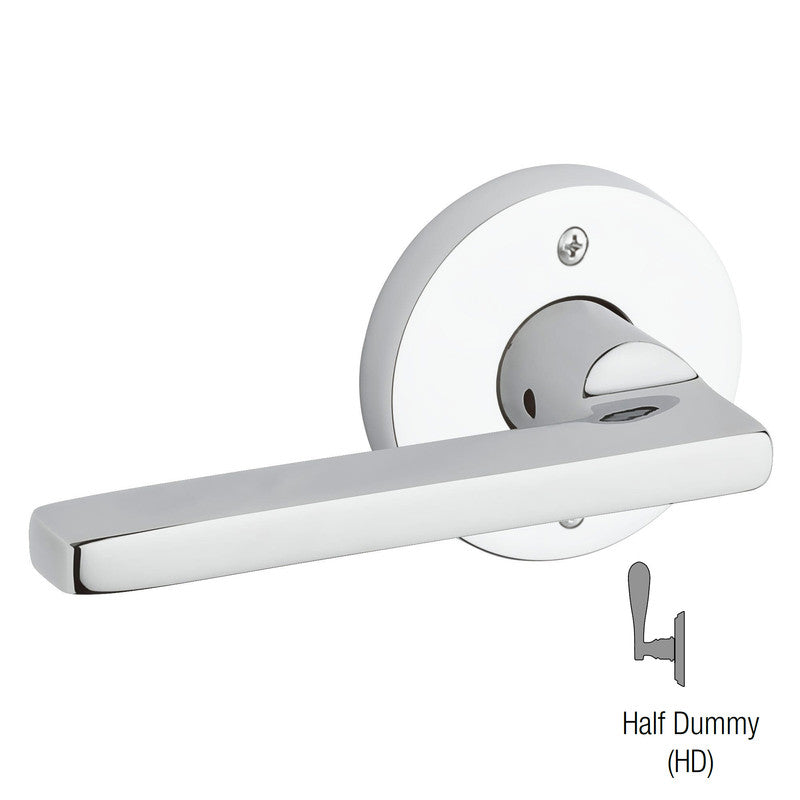 Baldwin Reserve SQU.CRR - Square Lever with Contemporary Round Rose