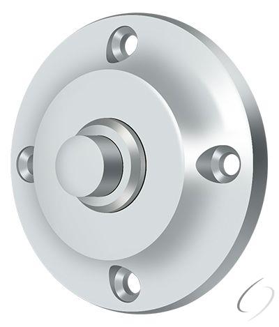 BBR213U26 Bell Button; Round Contemporary; Bright Chrome Finish
