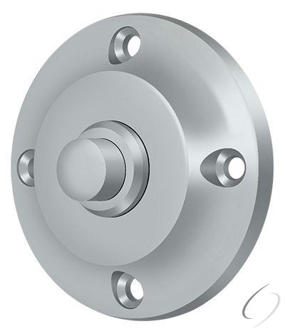 BBR213U26D Bell Button; Round Contemporary; Satin Chrome Finish
