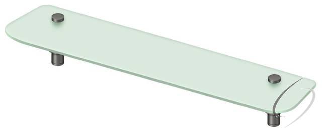 BBS2750-10B 27-1/2" Shampoo Shelf with Glass BBS Series; Oil Rubbed Bronze Finish