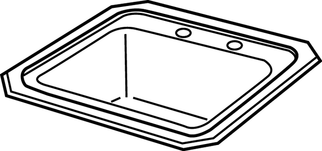 Elkay BCR151 - Celebrity Stainless Steel 15" x 15" x 6-1/8", Single Bowl Drop-in Bar Sink