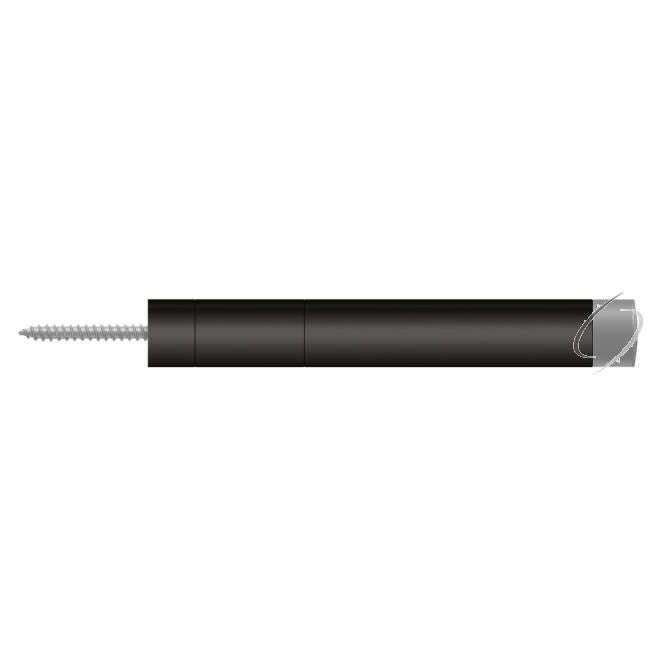 BDS450U10B Extension Baseboard Door Bumper; Solid Brass; Oil Rubbed Bronze Finish