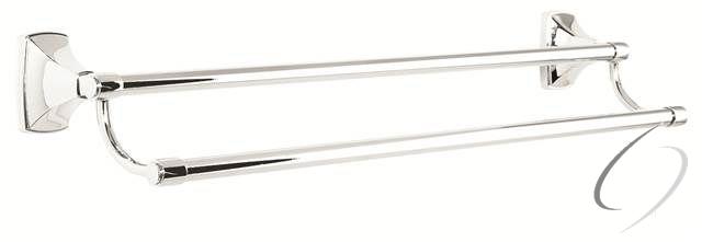 BH2650526 24" (610 mm) Clarendon Double Towel Bar Bright Chrome Finish