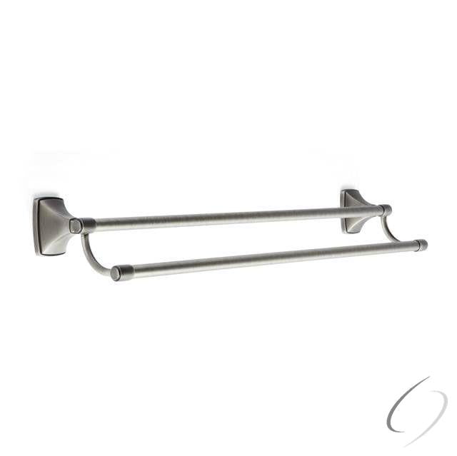 BH26505AS 24" (610 mm) Clarendon Double Towel Bar Antique Silver Finish