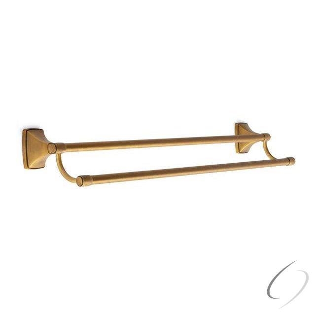 BH26505GB 24" (610 mm) Clarendon Double Towel Bar Gilded Bronze Finish