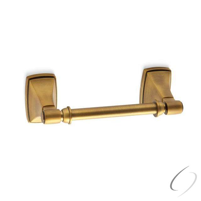 BH26507GB Clarendon Pivoting Double Post Tissue Roll Holder Gilded Bronze Finish