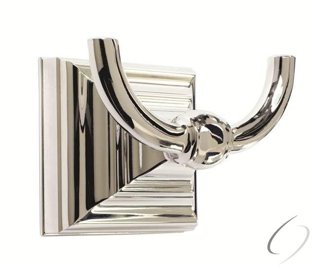 BH26512PN Markham Double Prong Robe Hook Bright Nickel Finish