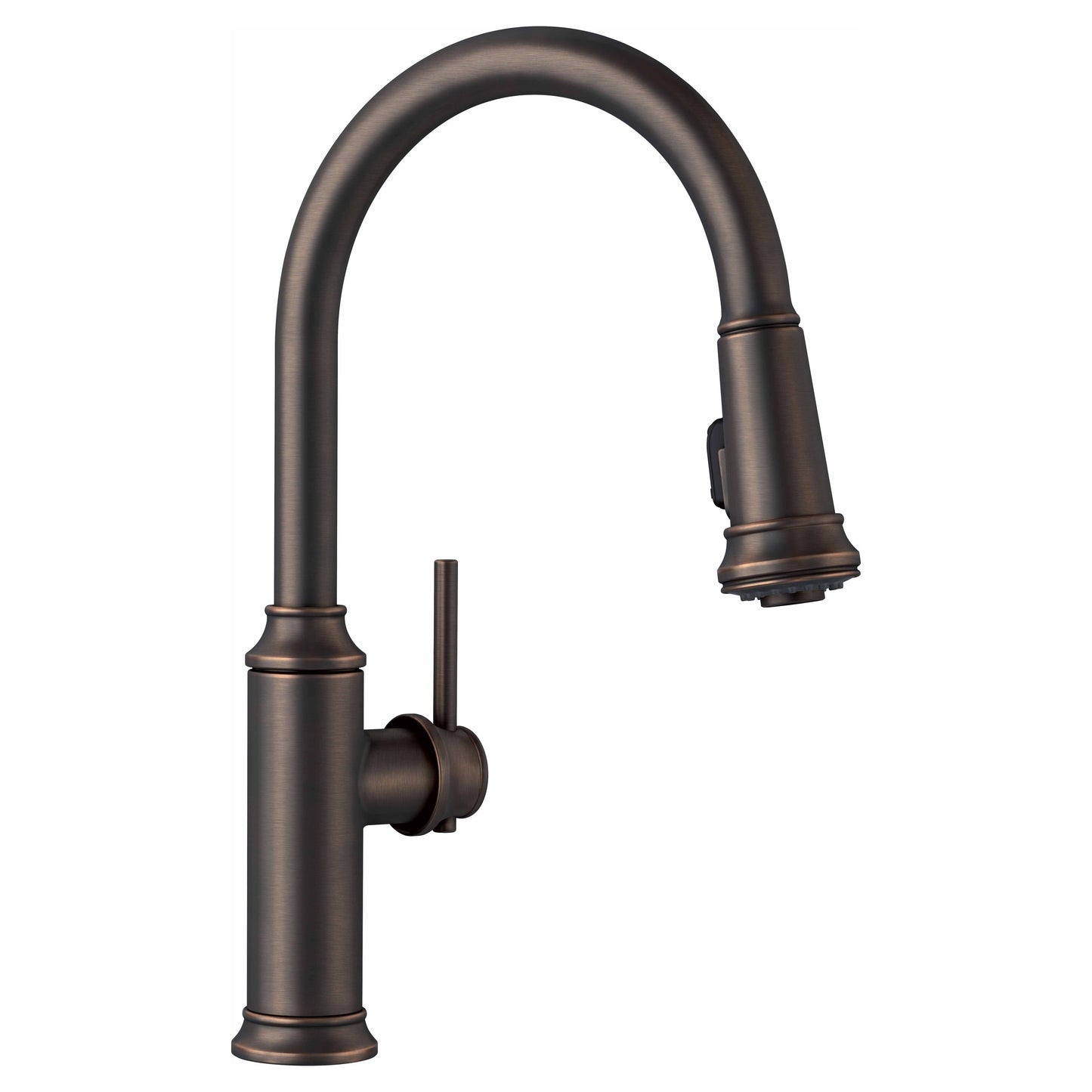 Blanco 442503 Empressa 1.5 GPM High Arc Pull-Down Dual Spray Kitchen Faucet in Oil-Rubbed Bronze