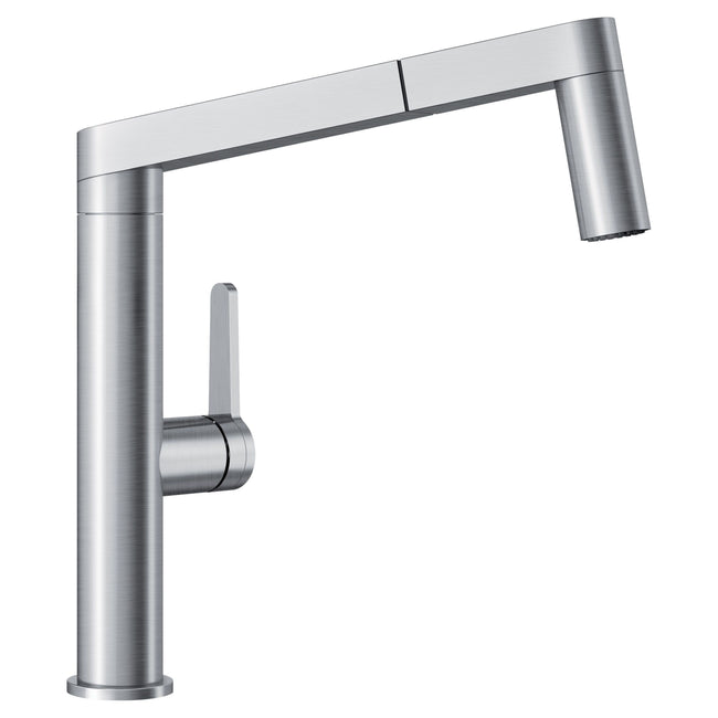 Blanco 402043 Panera 1.5 GPM Pull Out Dual Spray Kitchen Faucet with Scratch Resistant Finish in Sta