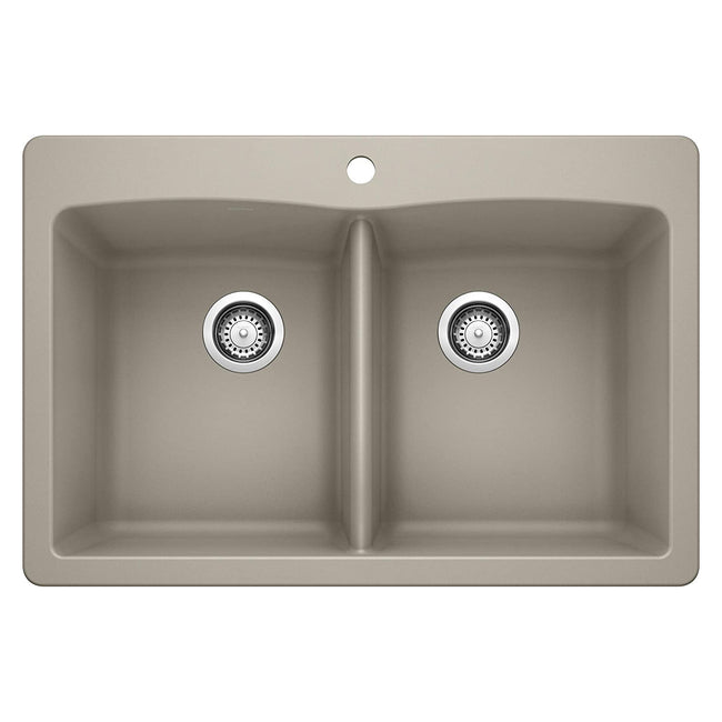 33" Diamond Equal 1/2  Double Dual Deck Kitchen - Truffle