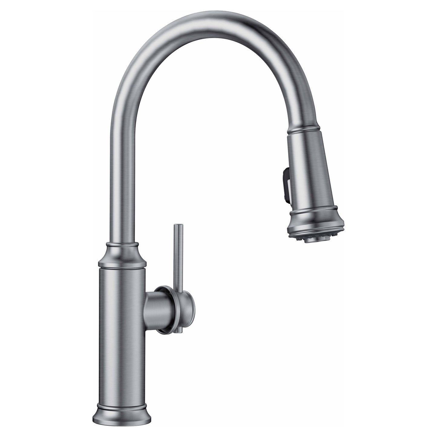 Empressa High Arc Pull-Down Dual Spray Kitchen Faucet 1.5 gpm - Stainless