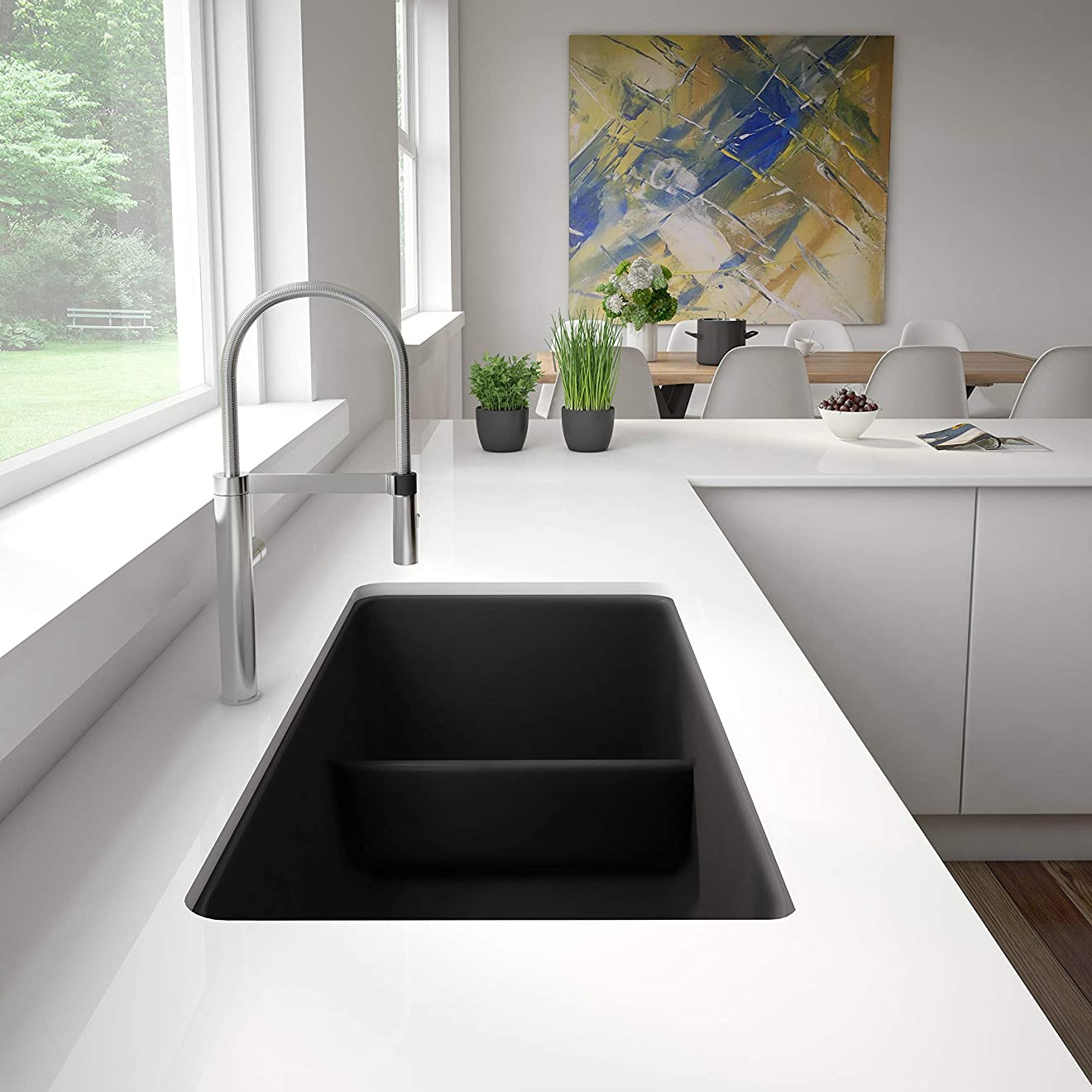 Precis Reversible 1-3/4 w/Low Divide - Anthracite