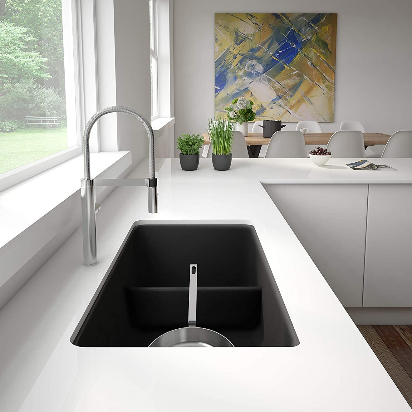 Precis Reversible 1-3/4 w/Low Divide - Anthracite