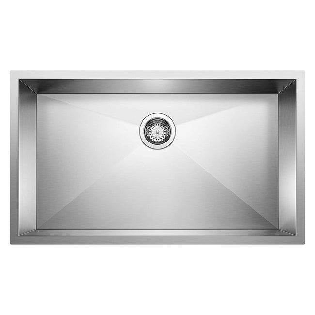 Blanco 512747 - 32" x 19" Precision R0 Single Bowl Undermount Kitchen Sink in Stainless Steel