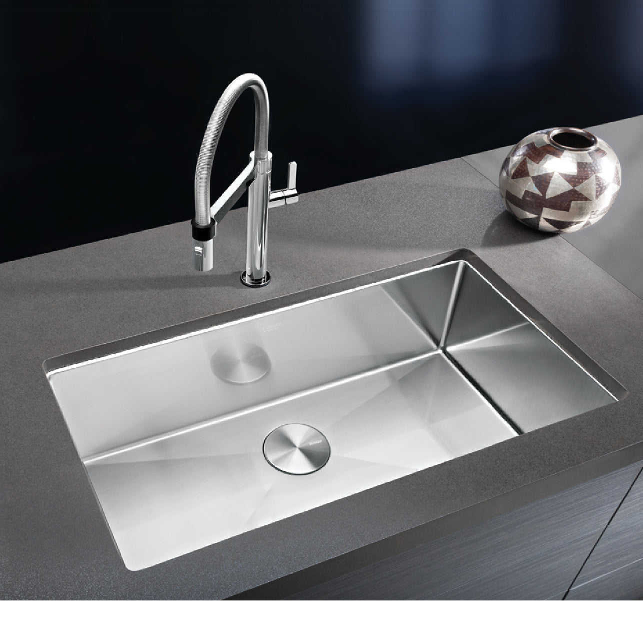 Blanco 515823 - 32" x 18" Precision Undermount Sink in Satin Polished Steel