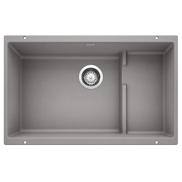 Blanco Precis Cascade 28-3/4" Super Single Undermount Kitchen Sink with Colander