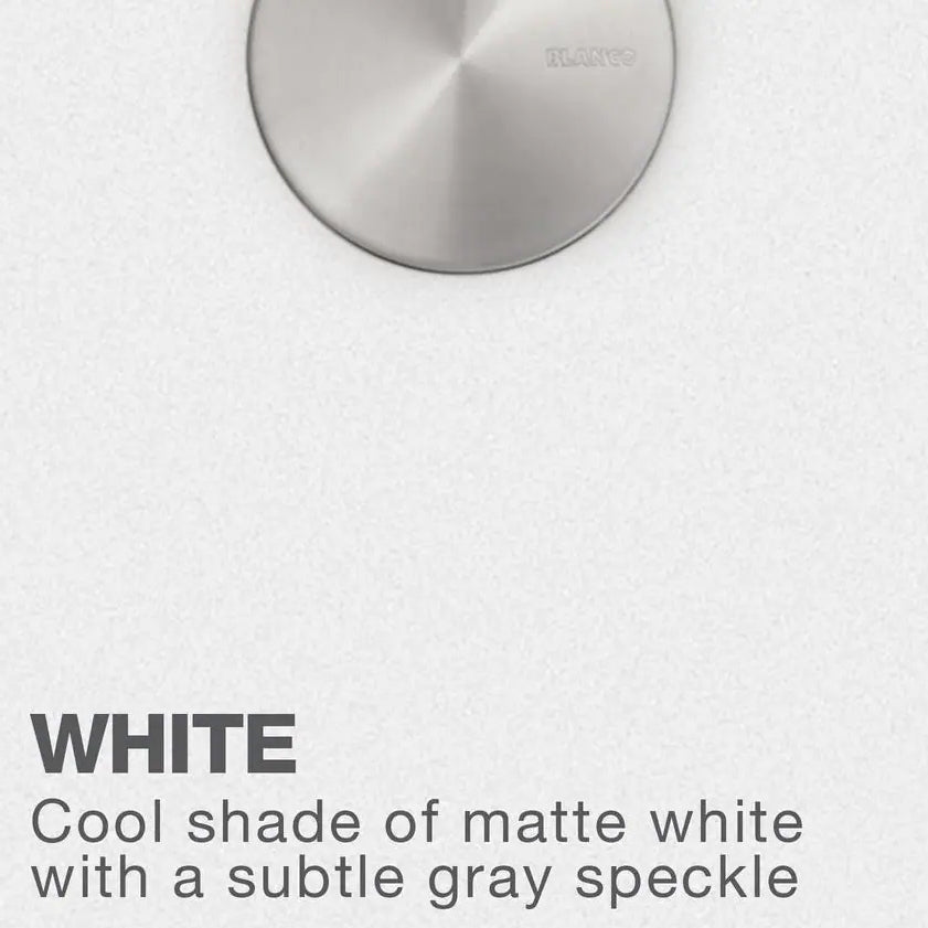 Precis Reversible 1-3/4 w/Low Divide-White Sink, 25" L x 22" W x 9.25" H