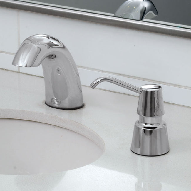 Bobrick 8236 - 6" Spout, Top-Fill 34oz. Manual Foam Soap Dispenser in Polished Stainless