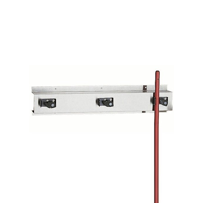 Bobrick 223X24 - 24" Mop and Broom Holder in Satin Stainless Steel