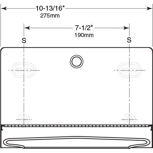 Bobrick 2621 - Classic Series Surface Mounted Paper Towel Dispenser in Satin Stainless Steel