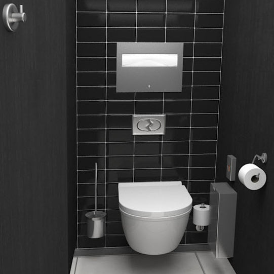 Bobrick 3013 - TrimLineSeries Recessed Seat Cover Dispenser in Satin Stainless Steel