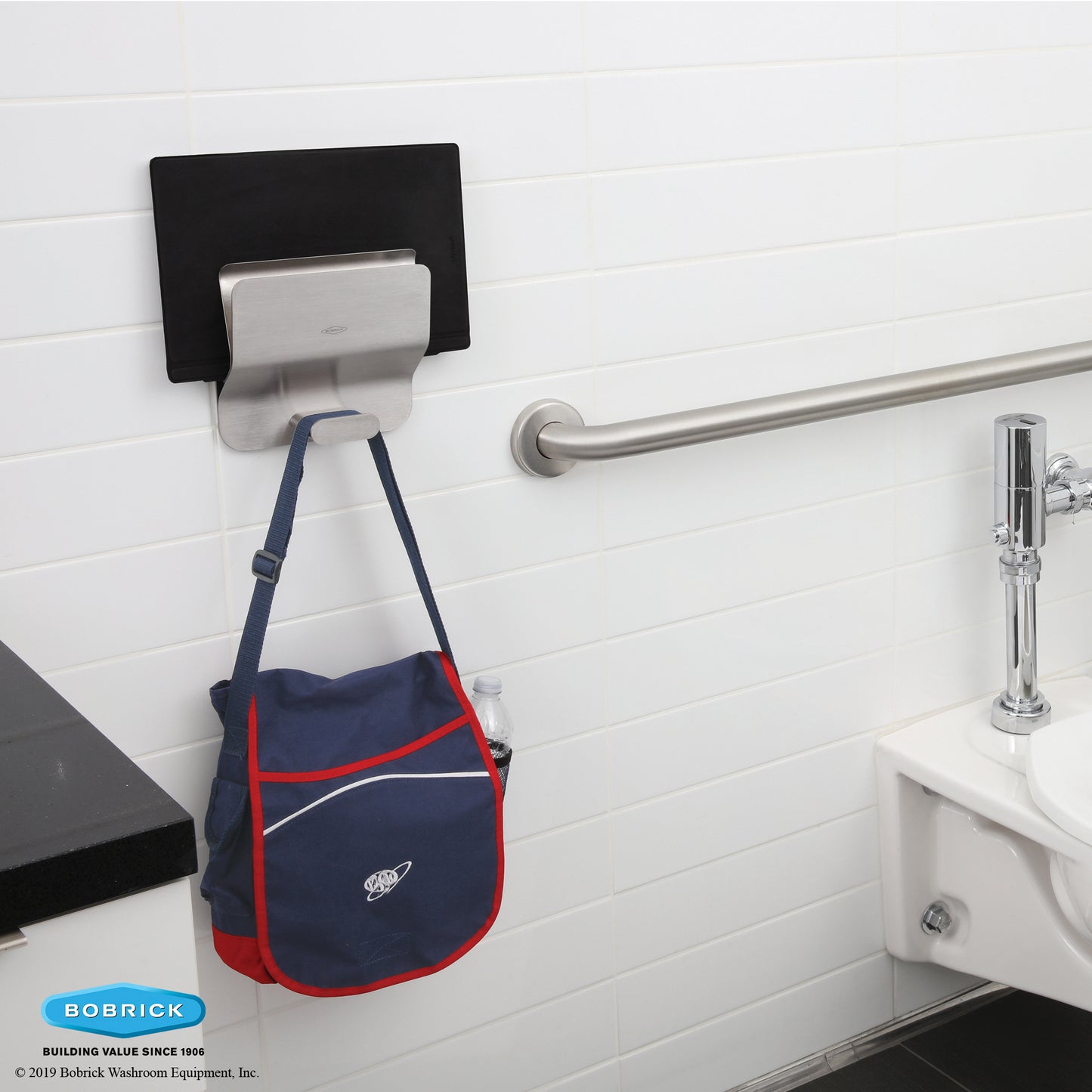 Bobrick 635 - Klutch and Mobile Device Holder in Satin Stainless Steel