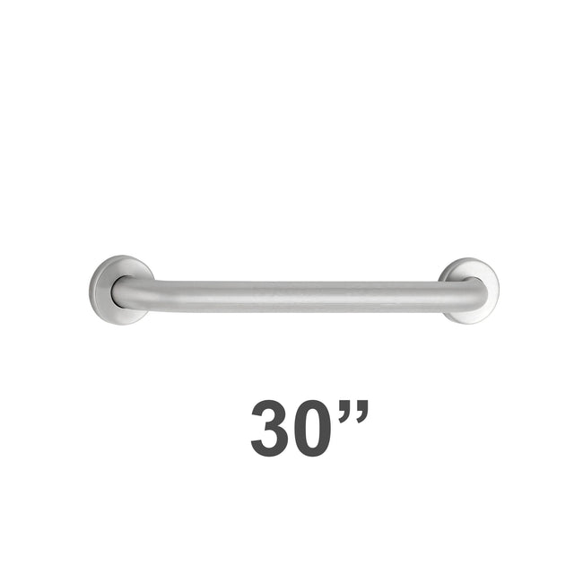 Bobrick 6806.99X30 - 1-1/2" Diameter x 30" Length Straight Grab Bar in Peened Stainless Steel