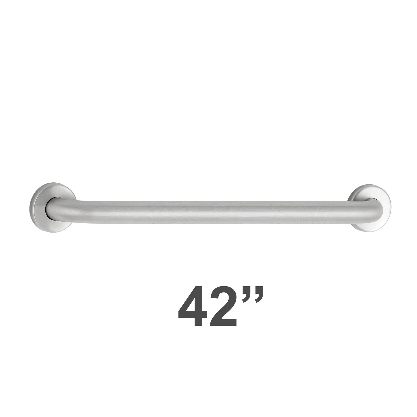 Bobrick 5806x42 - 1-1/4" Diameter 42"  Length Straight Grab Bar in Satin Stainless Steel