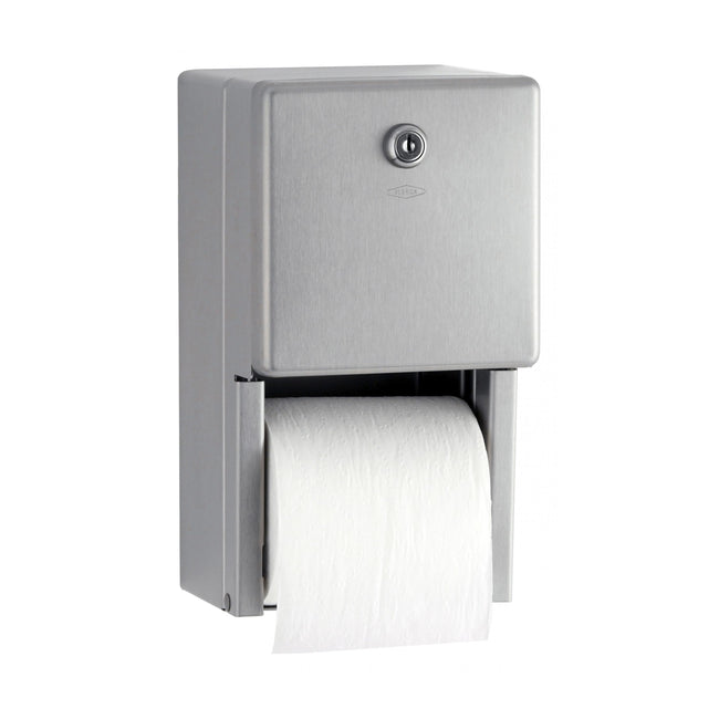 Bobrick 2888 - Surface Mounted Multi-Roll Toilet Tissue Dispenser in Satin Stainless Steel