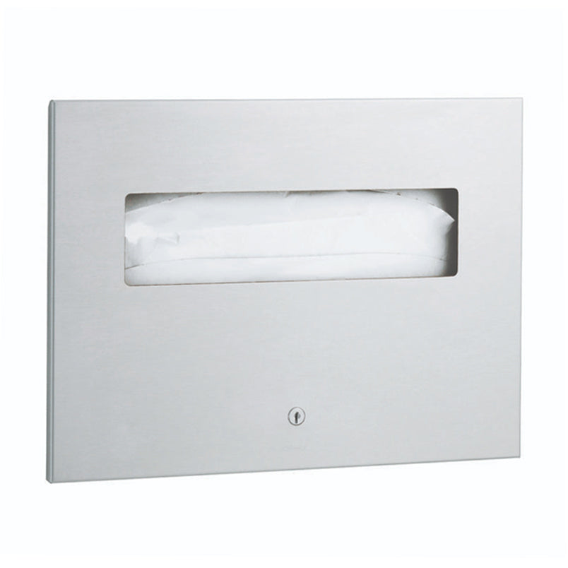 Bobrick 3013 - TrimLineSeries Recessed Seat Cover Dispenser in Satin Stainless Steel