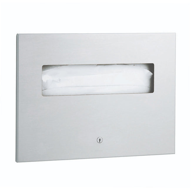 Bobrick 3013 - TrimLineSeries Recessed Seat Cover Dispenser in Satin Stainless Steel