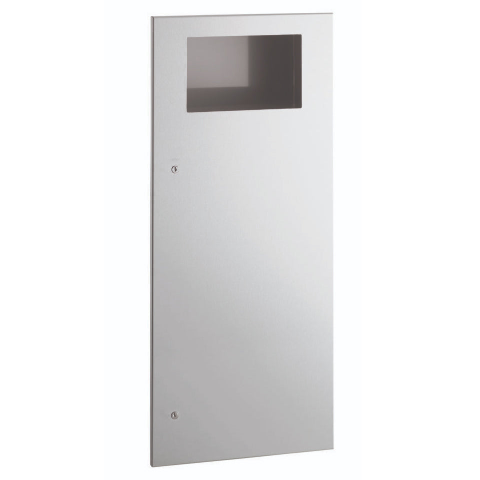 Bobrick 35643 - Trimline Recessed 12 Gal Waste Receptacle in Satin Stainless Steel